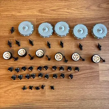 LaQ 하마크론 부품 타이어 라큐