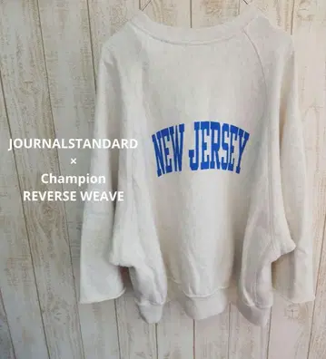 저널 스탠다드 별주 CHAMPION 리버스 위브 컷오프 맨투맨