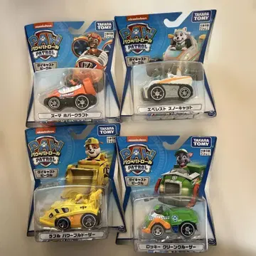 파우 패트롤 다이캐스트 비클 4종 세트