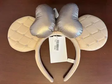 디즈니 머리띠 베이지 실버