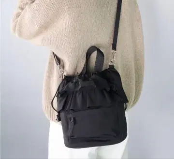 [ 신상 라쿠텐 1위 프릴 숄더백 ] 복조리 숄더 2