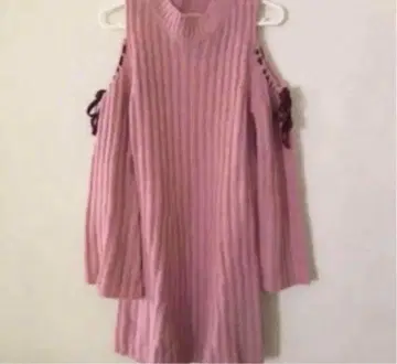 핑크하우스 첼시 핑크 니트 원피스