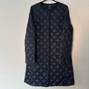 새상품급 UNIQLO 울트라 라이트 다운 퀼팅 코트 네이비 M