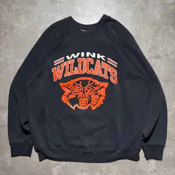 80s-90s USA 제조 블랙 맨투맨 L 사이즈 빈티지