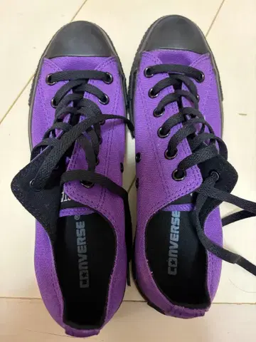 주말 한정판 가격 인하 CONVERSE ALL STAR 퍼플 스니커즈