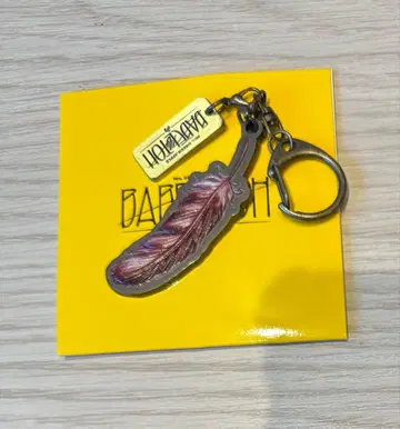 미세스 그린애플 바벨탑 깃털 키링 빨간색