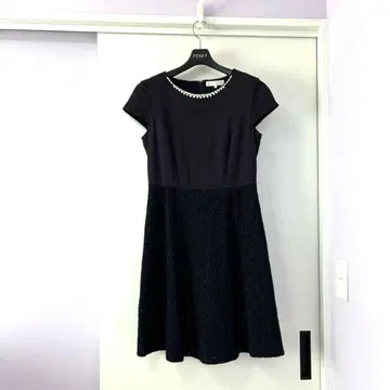 [ 새상품급 ] 쿠미쿄쿠 포멀 원피스 네이비 38