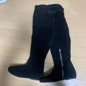 파비오 루스꼬니 스웨이드 니하이 부츠