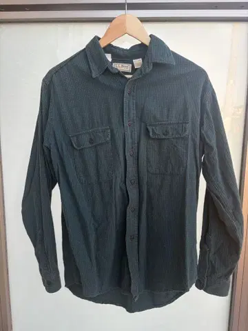 L.L.Bean 코튼 체크 셔츠 80s 90s USA 제조