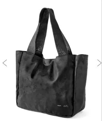 [ 거의 미사용 ] ANEMONE Trideep 메탈릭 토트백 블랙