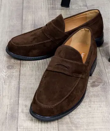 브라운 스웨이드 로퍼