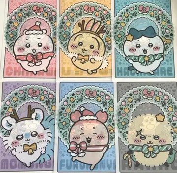 치이카와 (먼작귀) 세븐일레븐 클리어 파일 전 6종 세트 컴플리트