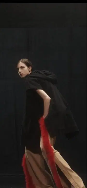 Dries van Noten 슬리브리스 후드티
