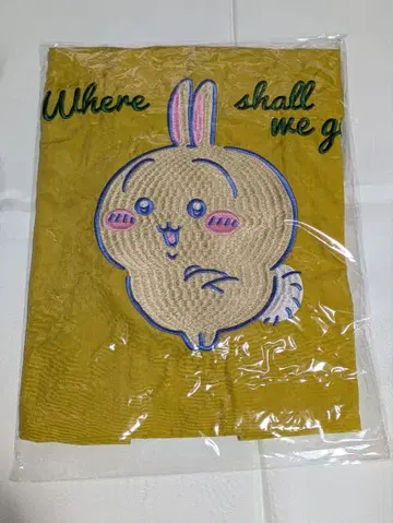 치이카와 자수 토트백 토끼