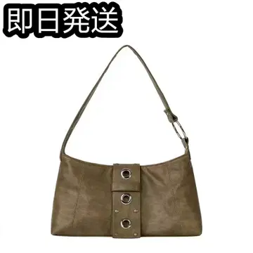 히에타 올리브 그린 토트백