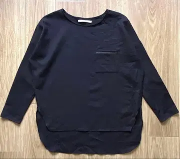 THE SHIRT by upper 램 가죽 파이핑 울 풀오버