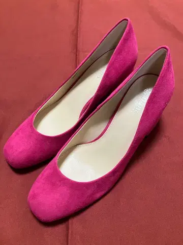 나노 유니버스 핑크 중간 힐 펌프스