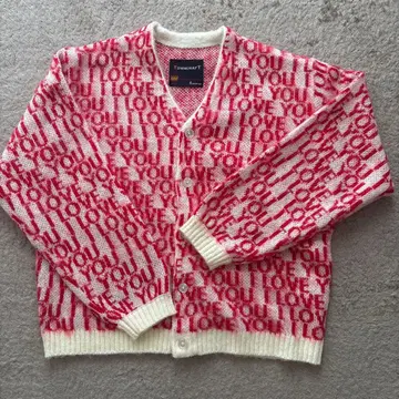 Towncraft LOVE 프린트 가디건