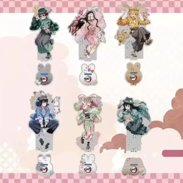 귀멸의 칼날 2023토끼해 아크릴 스탠드