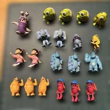 몬스터 주식회사 미니 피규어 묶음 판매 미니 블리스터 외