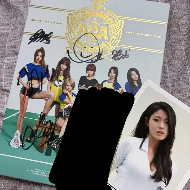 aoa 심쿵해 싸인앨범+ 설현 포카
