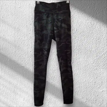1점 한정 카모 패턴 하이웨스트 레깅스 카모플라쥬 패턴 스패츠 하의