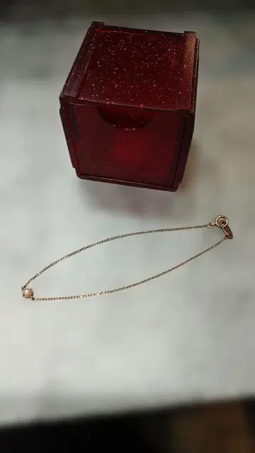 ete 펄 팔찌 핑크 골드