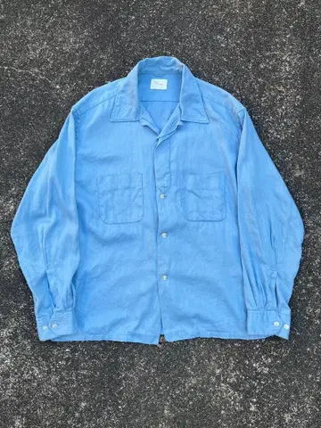 60s 페니 코튼 셔츠 60년대 빈티지 셔츠