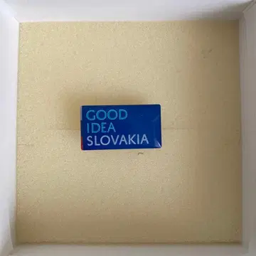 GOOD IDEA SLOVAKIA 핀 배지 슬로바키아관 핀 배지