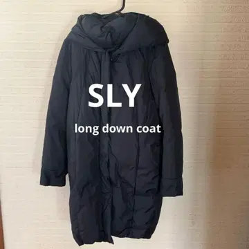 익명 SLY 롱 다운 다운 자켓 S~M 블랙