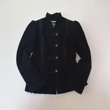 [ 레어 ] WE ARE REPLAY 나폴레옹 자켓 블랙 S 골드 버튼