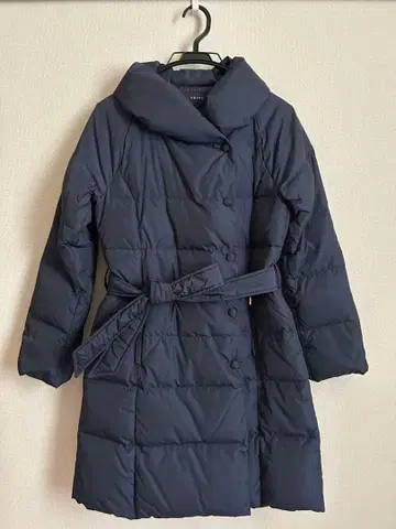 SHIPS 네이비 고급 다운 자켓 허리 벨트 포함