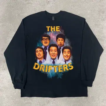 THE DRIFTERS 드리프터즈 [ L 사이즈 ] 긴팔 블랙