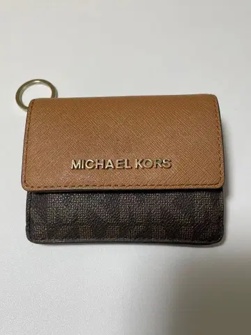 MICHAEL KORS 브라운 카드 케이스