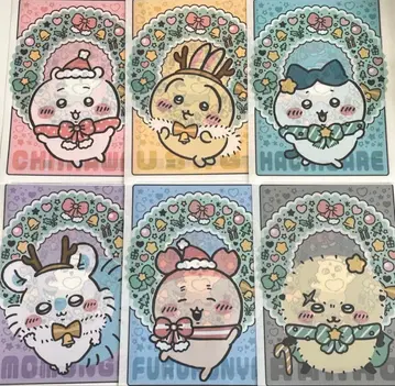 치이카와 (먼작귀) 세븐일레븐 클리어 파일 전 6종 세트 컴플리트