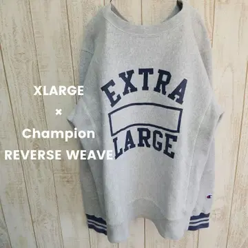XLARGE x Champion 리버스 위브 맨투맨