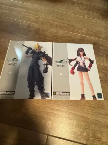 브링 아츠 파이널 판타지 VII 클라우드 & 티파 세트