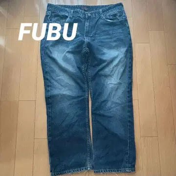 FUBU 90s 00s 배기 데님 y2k b계 hiphop 오니 페이드