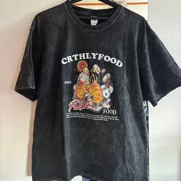 그래픽 T셔츠 블랙