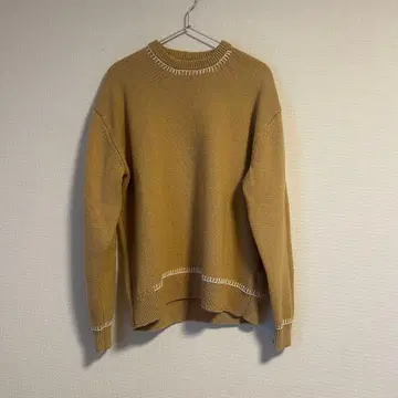 ZARA 베이지 크루넥 스웨터