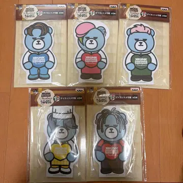KRUNK x BIGBANG 다이컷 메모 5종 세트