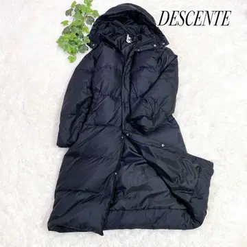 새상품급 데상트 육중한 볼륨 벤치 코트 다운 코트 블랙 L 스포츠