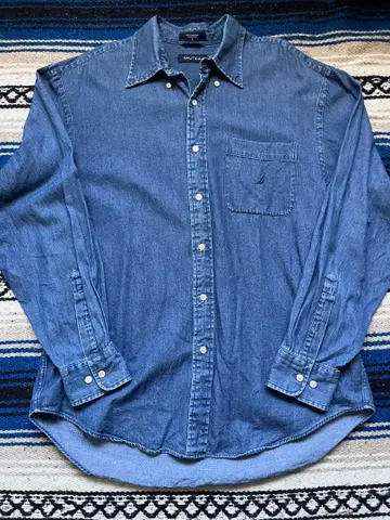 90s NAUTICA 데님 셔츠