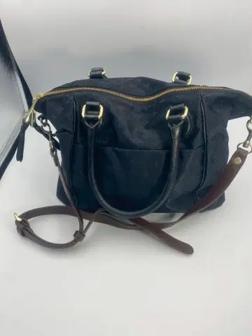 러셋 2WAY 핸드숄더 네이비 올 패턴