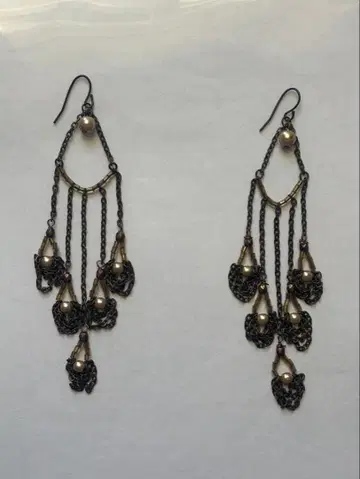 에스닉 빈티지 엘레강트 체인 귀걸이