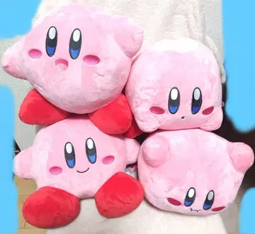 커비 봉제 인형 4체 세트