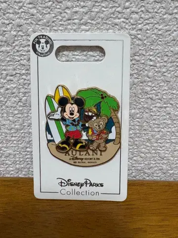 [ 미사용 ] Disney Parks 아울라니 미키마우스 핀 배지