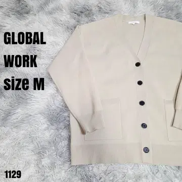 GLOBAL WORK 글로벌 워크 자켓 베이지 M 1129