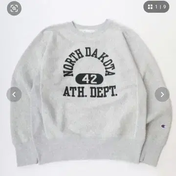 Champion 그레이 XL 맨투맨