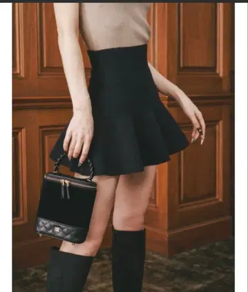 Darich 하이웨스트 니트 미니 스커트